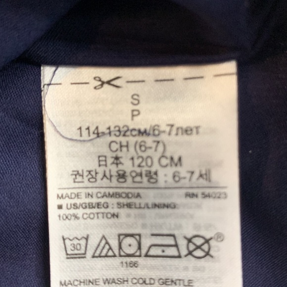 🍁 3/$15 NEW NWT Gap Kids Navy Blue Half Stripped Knit Dress Size Small (6/7) - Picture 14 of 17